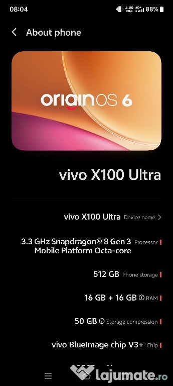 Vivo x100 Ultra 512 gb