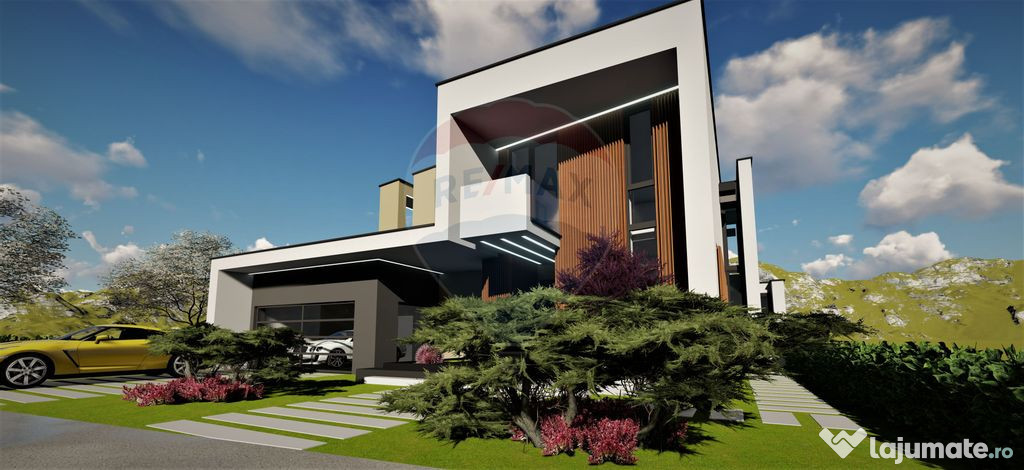 Vilă cu 3 camere, la roșu | Proiect modern – Poiana C...