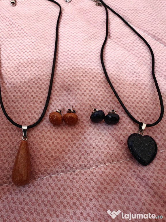 2 seturi cercei argint+colier