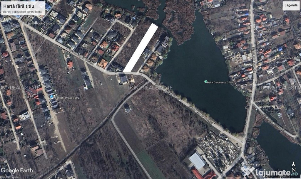 Teren cu deschidere la lac ideal pentru o locuinta