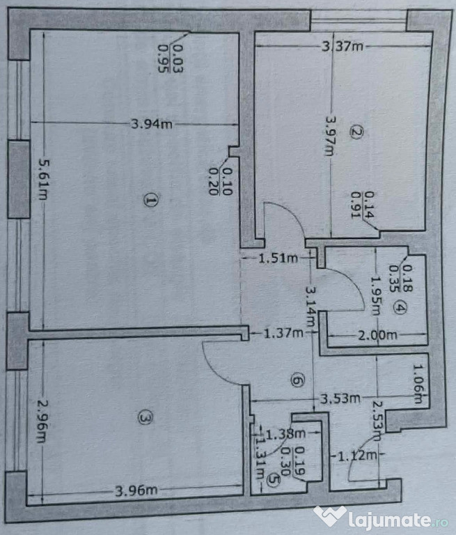 Apartament 3 camere in proximitatea zonei de magazine 'La strada'