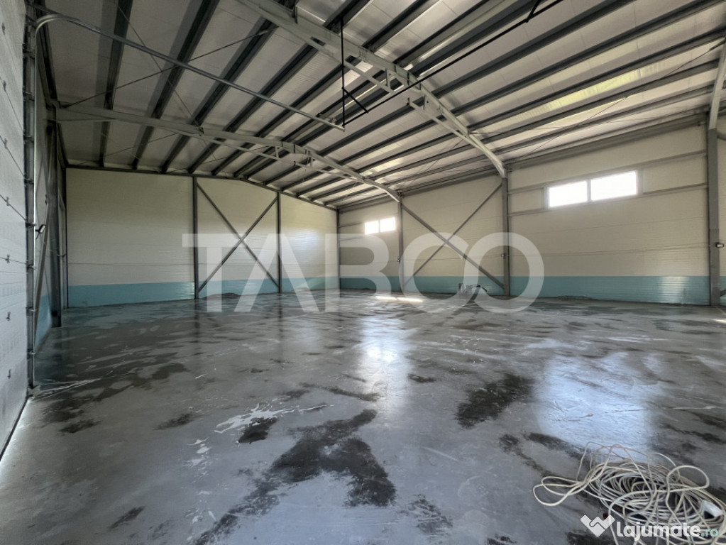 Hala industriala de inchiriat 528 mp utili zona Vest a Sibiu