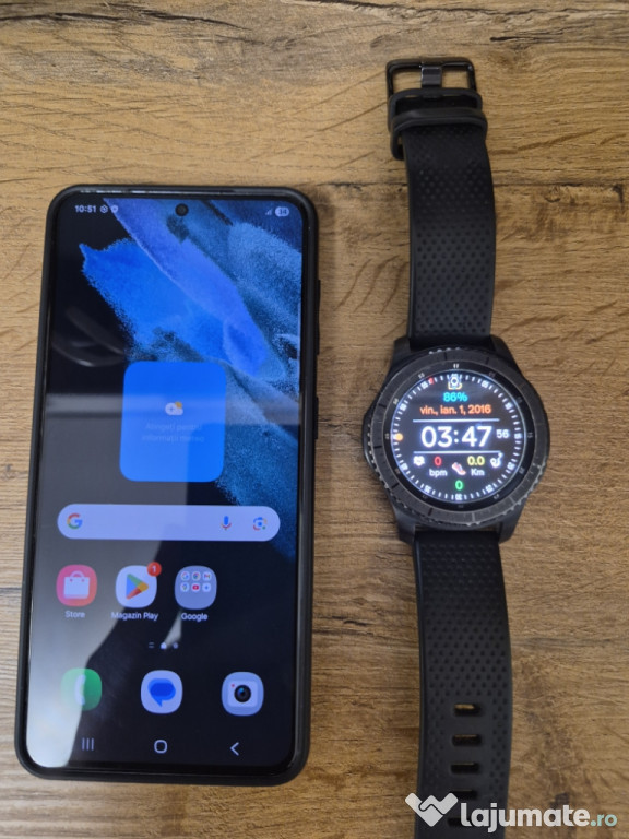 Samsung s21+Gear3 Fronter