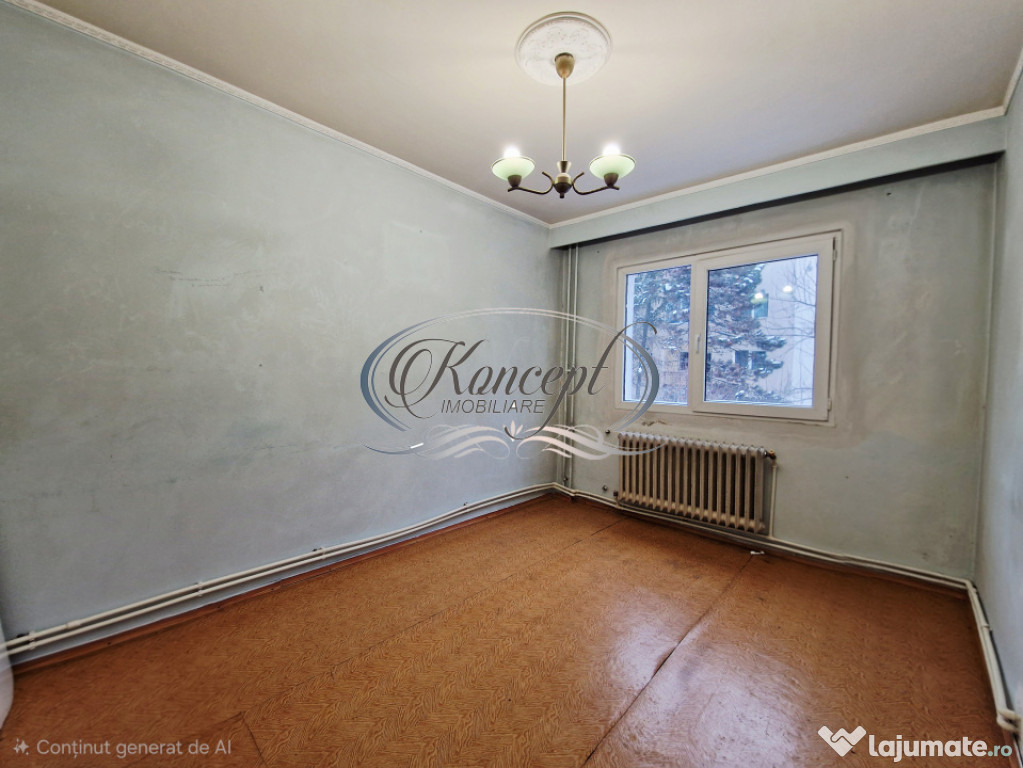 Apartament decomandat etaj intermediar, zona Profi Grigoresc