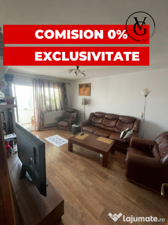 Apartament 3 camere | zona Gara | 69,8 mp | luminos Est-Vest