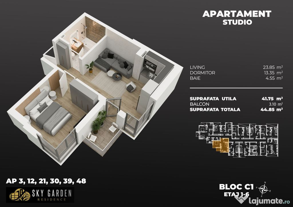 2cam - studio 3min metrou Berceni