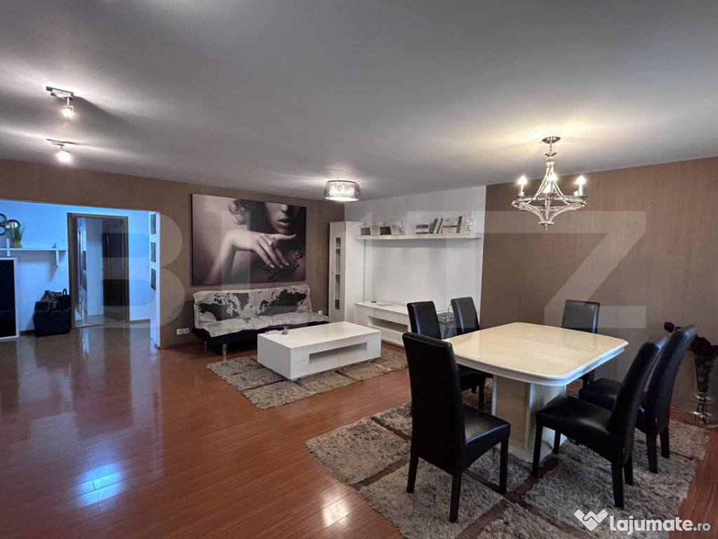 Apartament de inchiriat , 3 camere , spațios și luminos