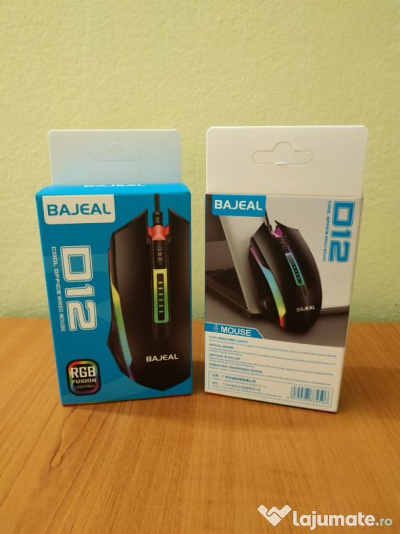 Mouse Gaming/Office cu iluminare RGB, nou.