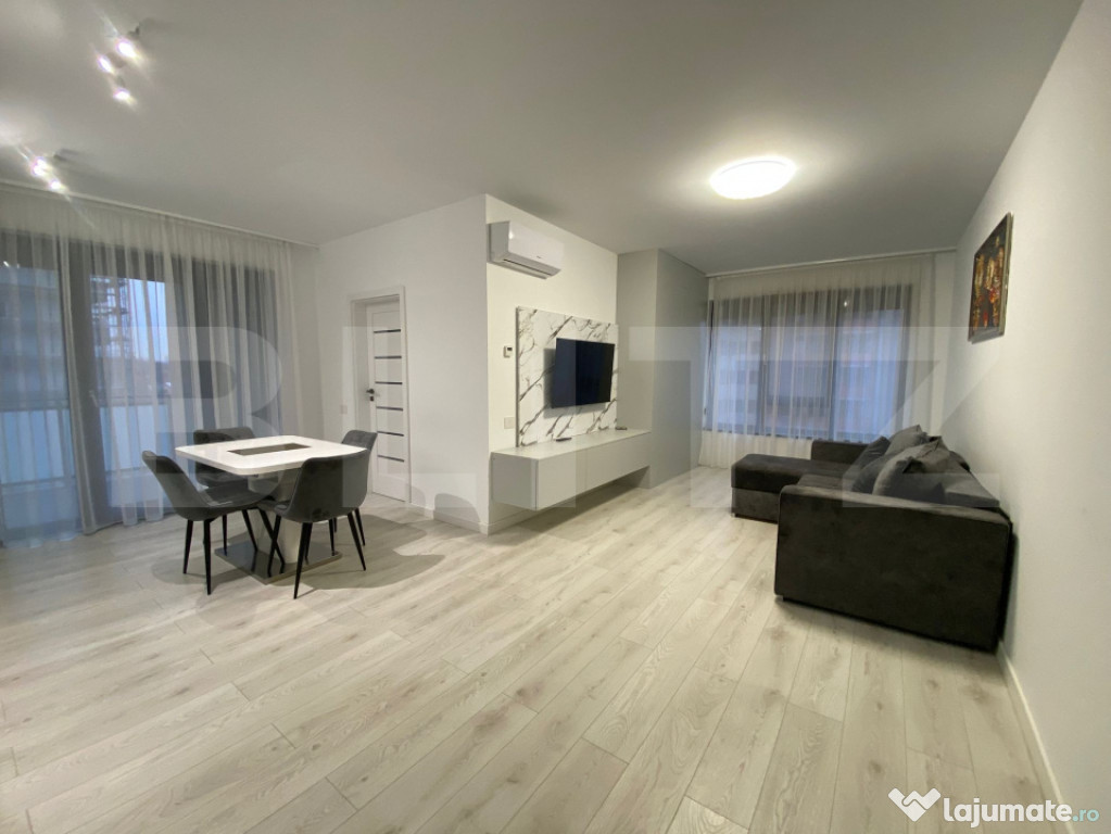 Apartament de lux cu 2 camere, 54 mp , Zona de Nord