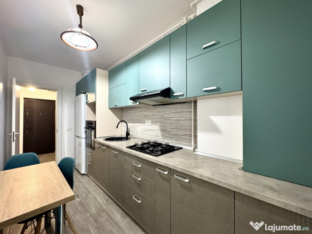 Garsonieră 43 mp, etaj 1 | Mobilată complet | Disponibilă