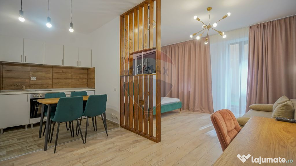 GARSONIERA 35 MP CU GRADINA MOBILATA COMPLET | DRUMUL POI...