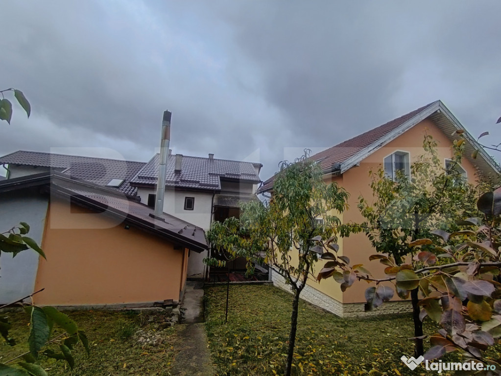 Casă de vanzare,/ spatiu comercial cu 4 camere și un teren
