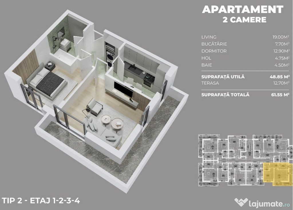 2cam.dec,20min metrou D.Leonida,7min Farmacia Tei/STB Par...