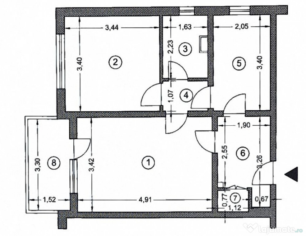 Apartament ultra-central doua camere Ploiesti - fara risc seismic!