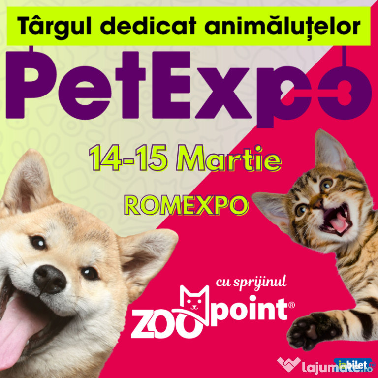 PetExpo Romania, 14-15 martie, targul dedicat animalelor de companie