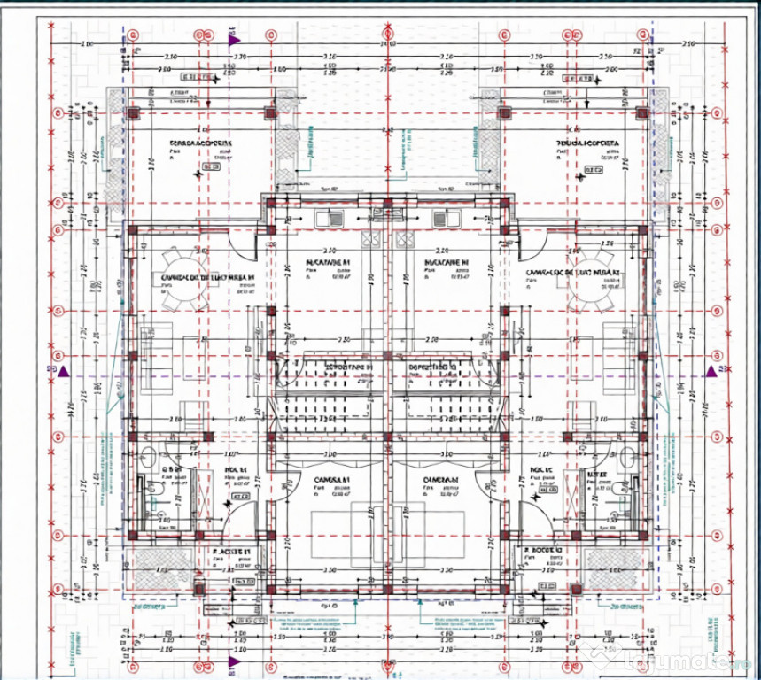 Duplex modern P+1E, 110 mp utili, 4 camere, teren 364 mp, M