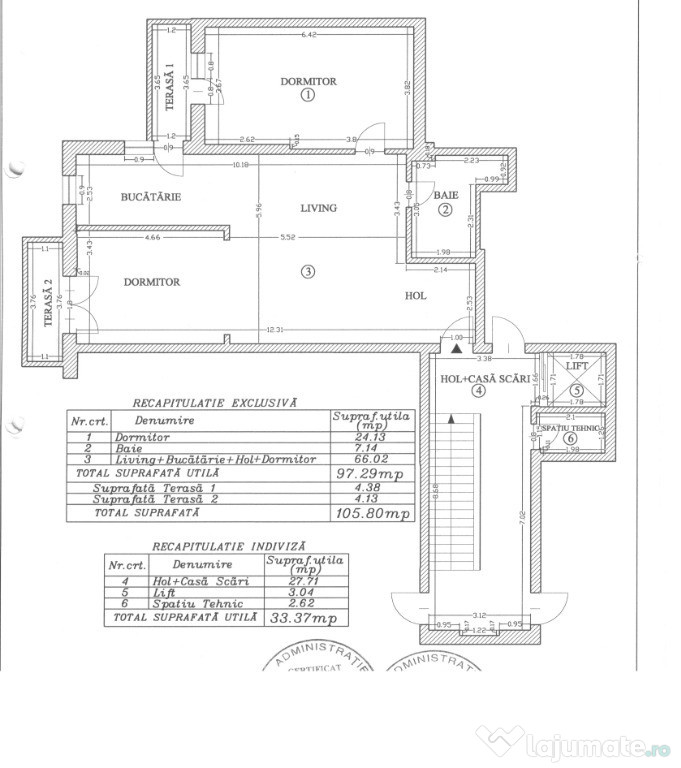 Vand apartament lux 3 camere, 106 mp, et 3/7, Herastrau,