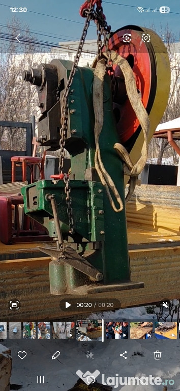 Vând presa excentrica stanta mecanica