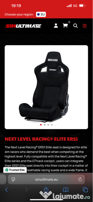 Vand scaun gaming ERS1 Elite Reclining NLR-E030 next level