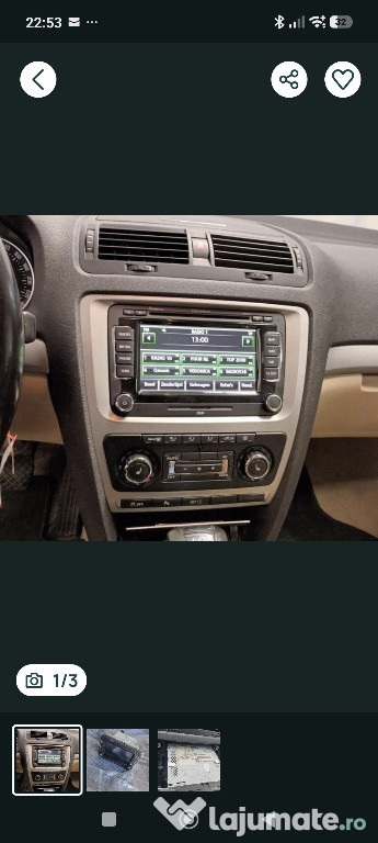 Vând Navigație Originală Skoda Octavia 2