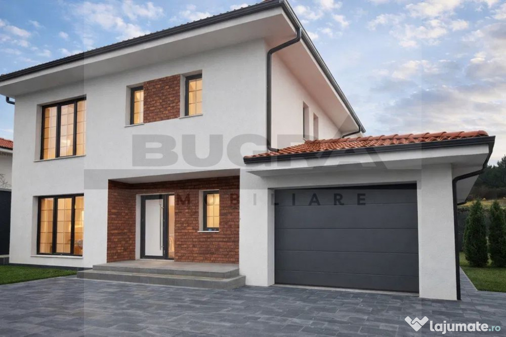 Casa individuala cu garaj, 120 mp utili, Chinteni