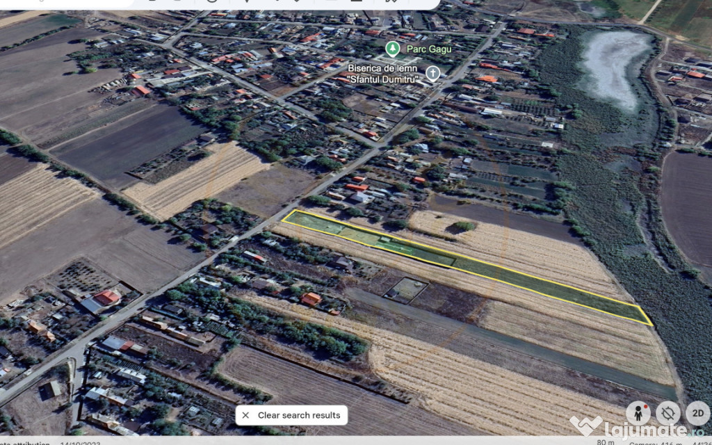 Teren in centrul satului Gagu, comuna Dascălu, ideal constr