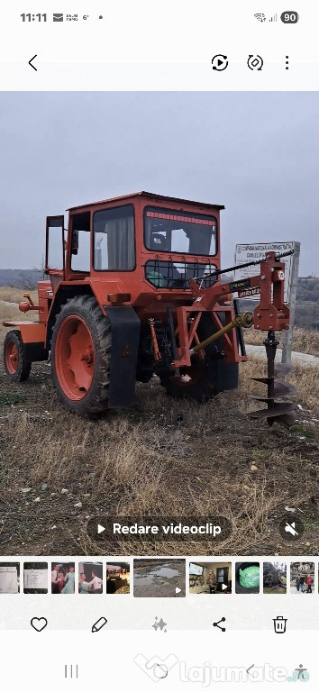 Burghiu. Sistem de forat gropi
