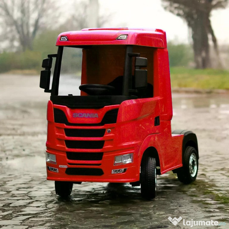 Camion electric pt. copii SCANIA R-SERIES 4x45W 12V 14Ah #RED