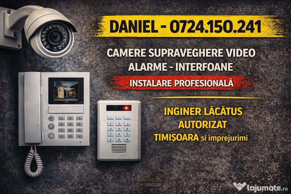 Instalare Camere Supraveghere Video Interfoane Alarme