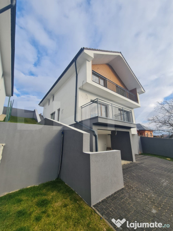 Casa individuala cu 4 camere, 140 mp utili, 1037 mp de teren