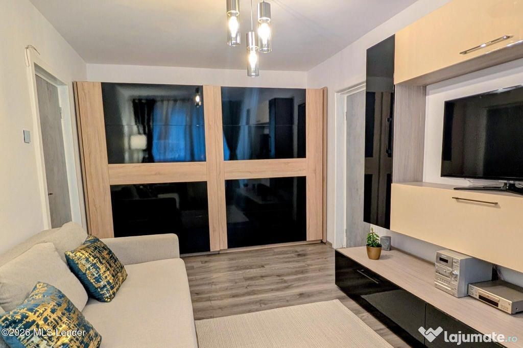 Bucur Obor - 2 camere parter cu balcon, totul nou la chei...
