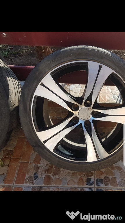 Jante aliaj 18"5x112 + Anvelope vara 225 40 18.