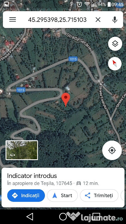 Teren intravilan in Valea Doftanei Tesila 2300mp