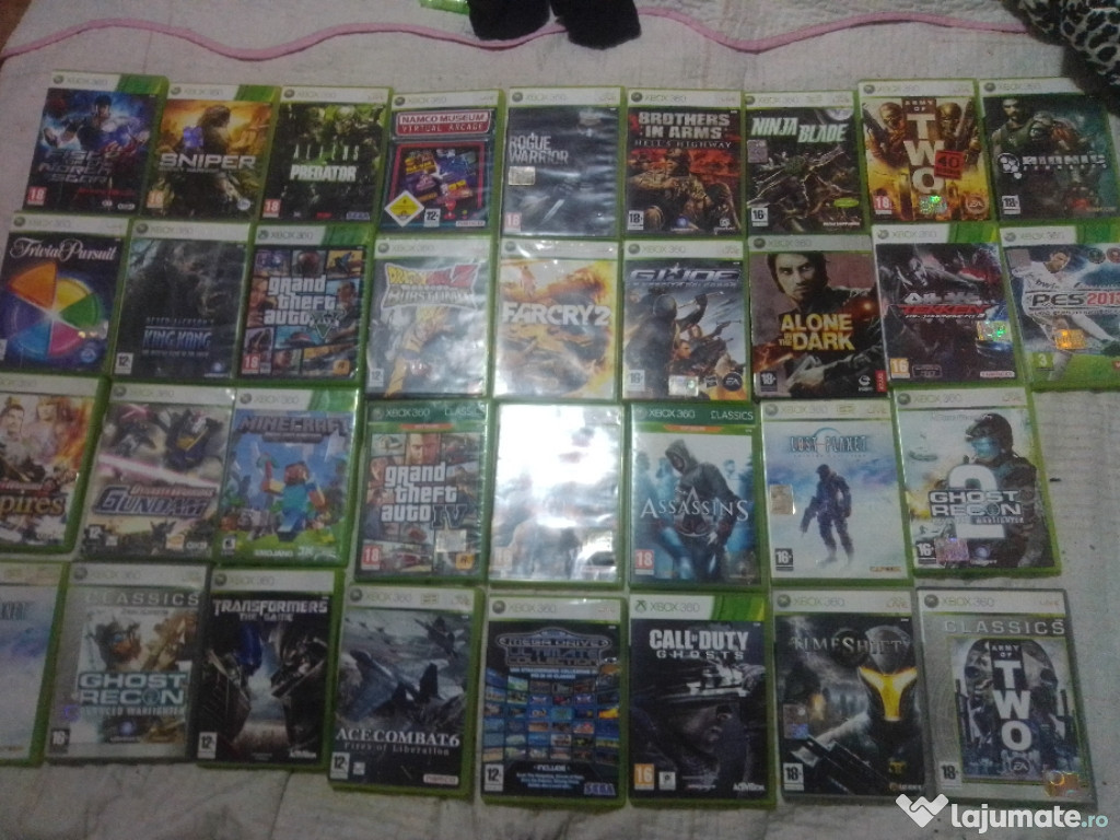 37 jocuri Xbox 360 separat sau toate