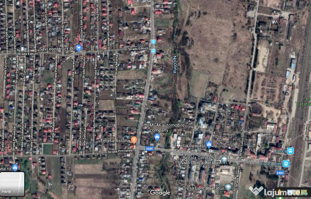 Teren 1200 mp, parcelabil, Lunca Cetatuii, langa Soseaua Ias