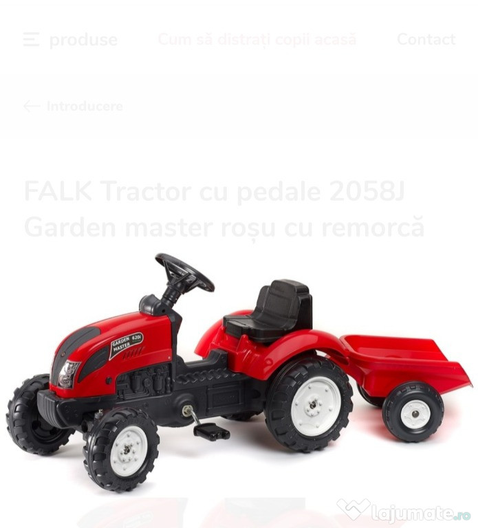 Tractoras cu remorca