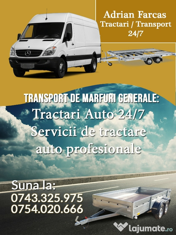 Tractari & transport autoturisme 24 / 7