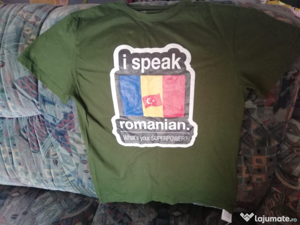 Tricou personalizat ”I speak Romanian”