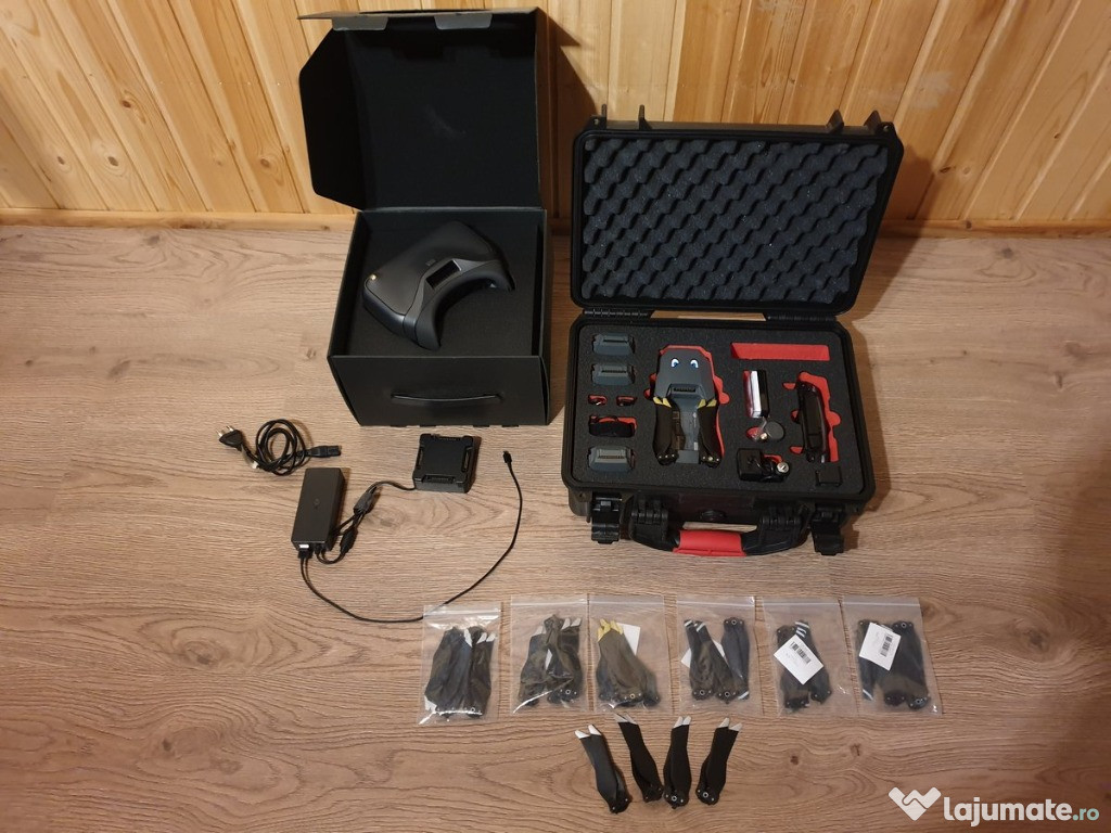 DJI Mavic Pro + valiza HPRC 2400 + 3 baterii + Goggles Racin