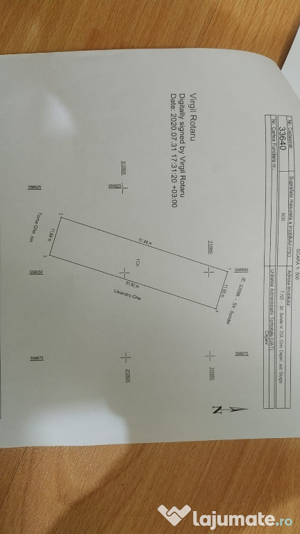 Teren Intravilan 600 mp