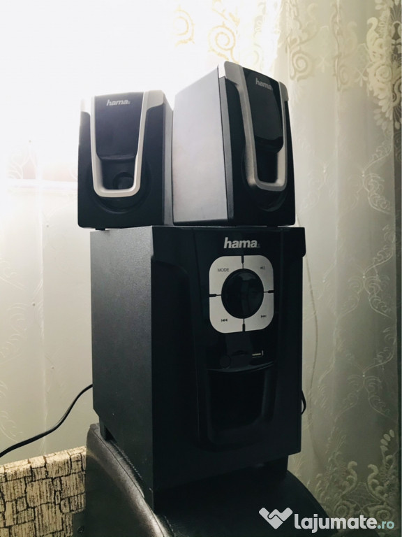 Boxe Hama Pr-2120, 2.1 , 20W, Bluetooth, negru