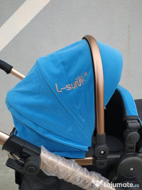 Carucior MACACA High Ride Lux 885ux (Albastru)