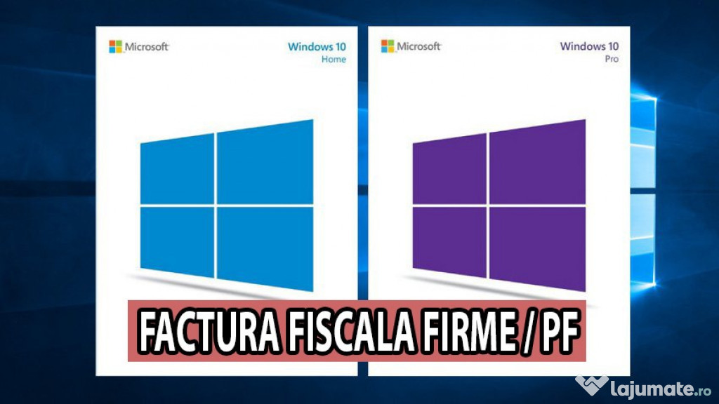 Licente Retail Windows 10 Pro And Home Factura Fiscala