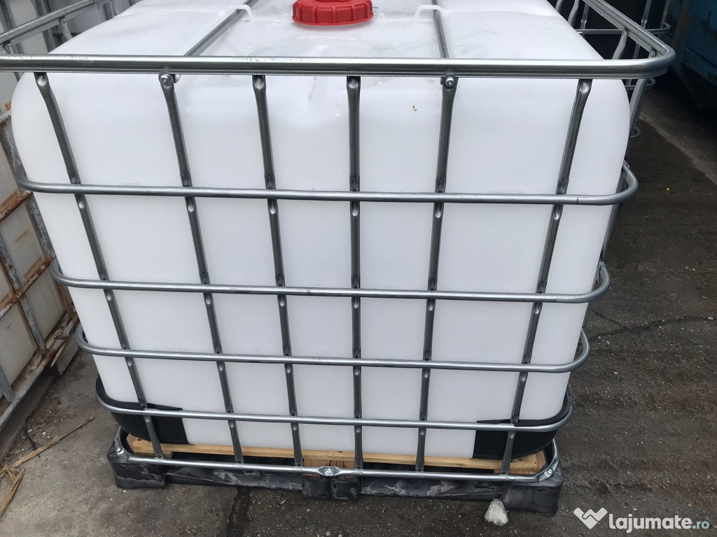 Bazine 1.000 L albe curate transparente gradate complete