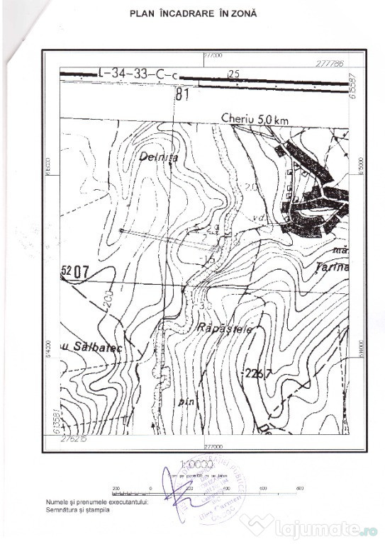 Teren extravilan in Felcheriu, com Osorhei 10137mp