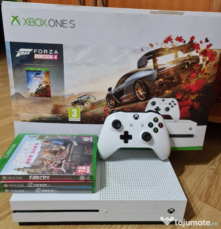 Xbox one S 1TB Forza Horizon 4 Edition +3 jocuri CD
