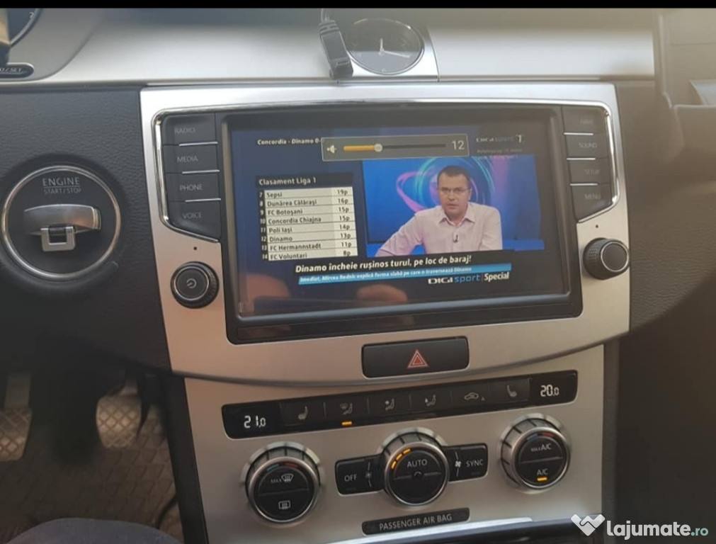 Navigatie Android Dedicata VW Passat B6 B7 CC MIB Style Slot SIM 4G WIFI GPS WAZE DSP Model MiB886