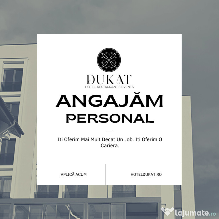 Angajam Personal Hotel si Restaurant in Gura Humorului