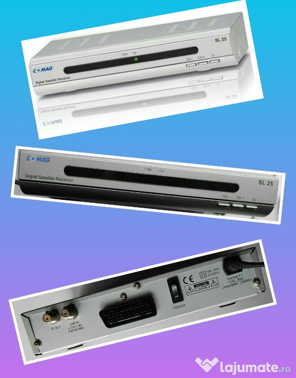 Receptor satelit digital COMAG SL 25 argintiu FreeSat