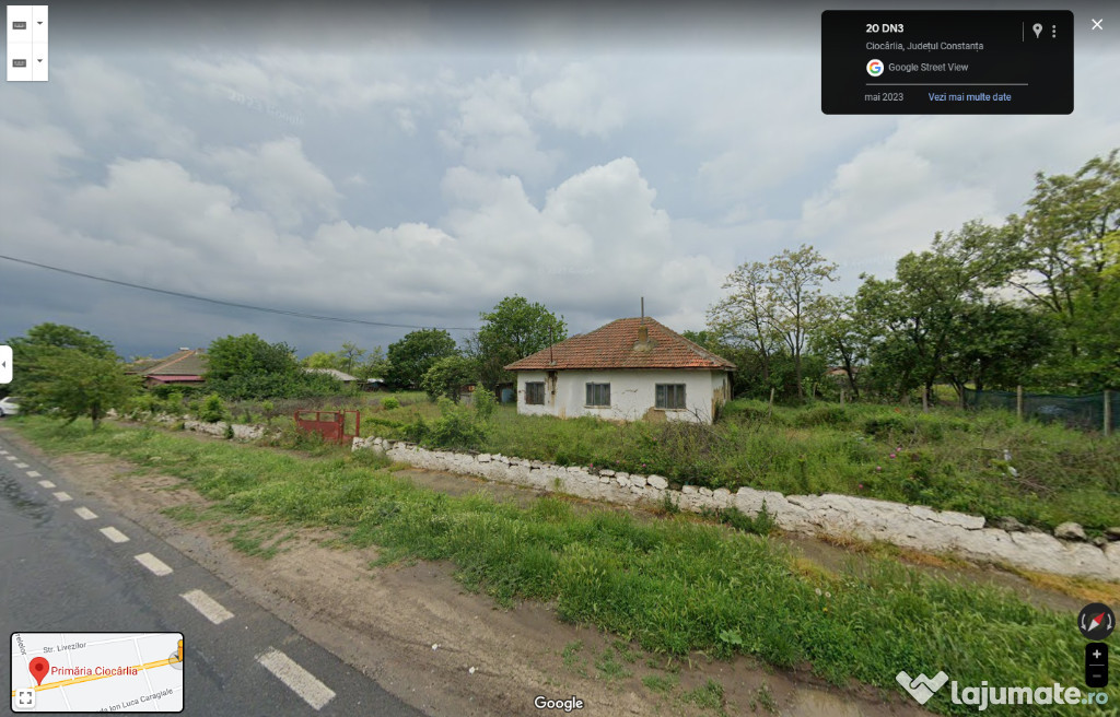 Casa batraneasca + 3.849 mp Ciocarlia, jud C-ta, NEG